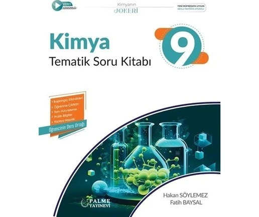 9. Sınıf Joker Kimya Tematik Soru Kitabı ürün görseli 1