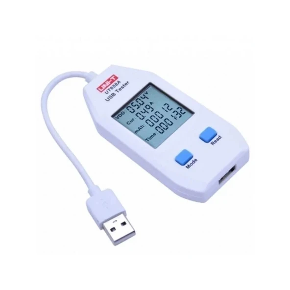 Unı-t Usb Test Cihazı Ut658a Veri Depolamalı Gerilim Ve Akım Monitörleri - Beyaz ürün görseli 1