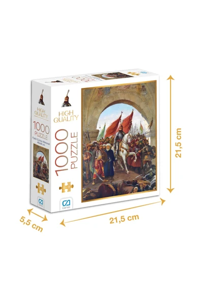 Ca Games 1000 Parça Fatih Sultan Mehmet Puzzle 7077 ürün görseli 1