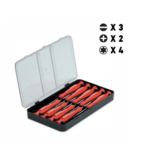 Cer-pa X-Plus Elektronikçi Tornavida Seti Takımı 9 Parça (3-2-4) ürün görseli 1