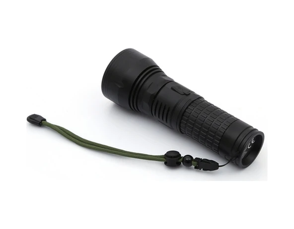 Panther Pt-4112 Usb Şarjlı Fener Siyah ürün görseli 1