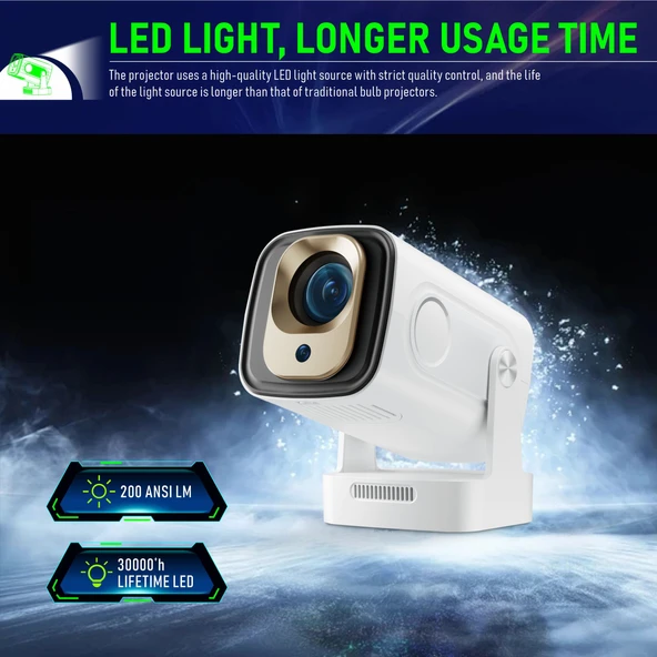 Sinoy HY 260 PRO  1080 P / 200 lümen - Resim 3