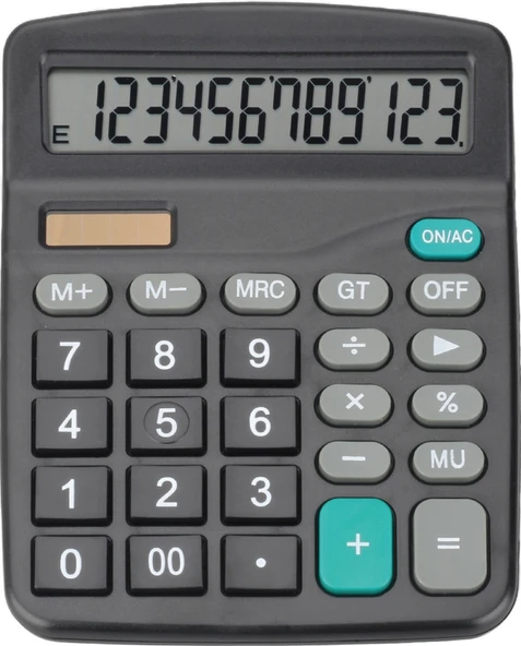 12 Haneli Hesap Makinesi Av-h837 Çok Renkli ürün görseli 1