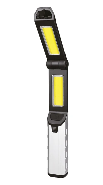PANTHER PT-977 Şarjlı Çalışma El Feneri 3W Ön Led 2 COB Led Kırmızı İkaz Powerbank Mıknatıslı Metal Yüzey Sabitlemeli ürün görseli 1