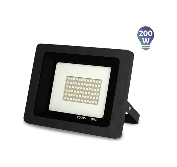 LUSTER LEDPROJEKTÖR 200 W SMD BEYAZ IŞIK 6500K ürün görseli 1