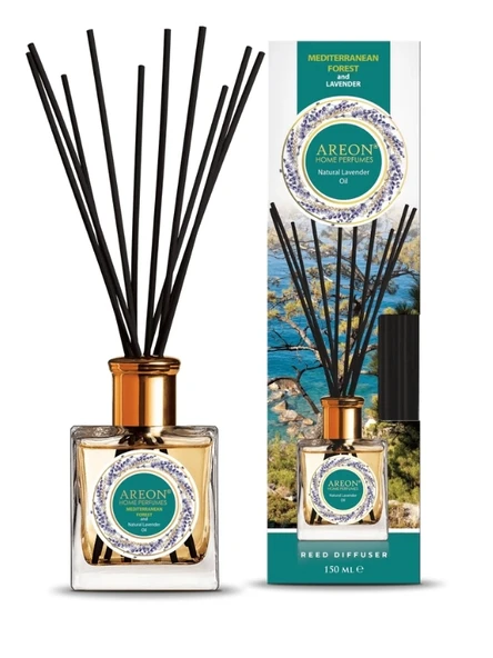 Areon Lavender Oil Mediterranean Forest 150 Ml Bambu Çubuklu Oda Kokusu ürün görseli 1