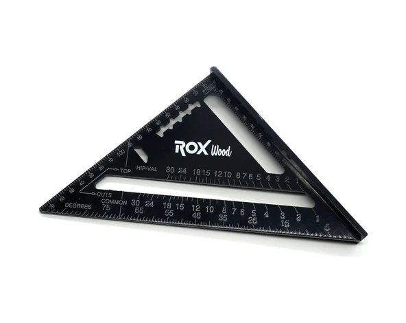 Rox Wood Alüminyum Üçgen Gönye 45 Derece ürün görseli 1