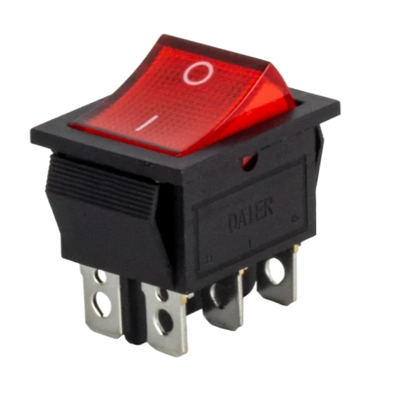 GENİŞ IŞIKLI 6P ON-OFF ANAHTAR (IC-104A) ürün görseli 1