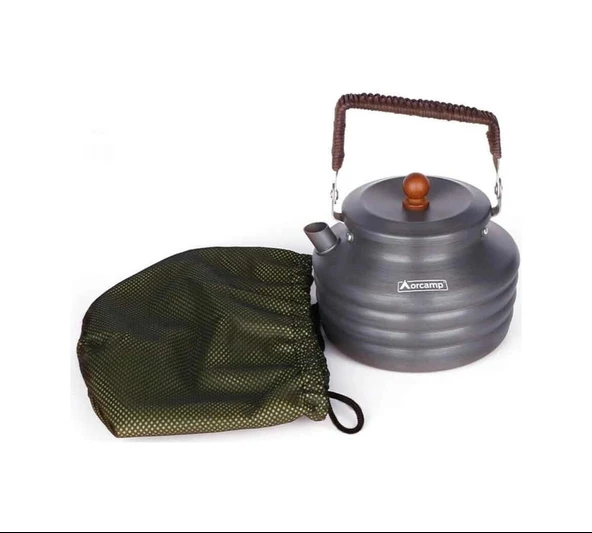 Orcamp Lüks Kamp Çaydanlığı 1.5 Lt Gri - Resim 5