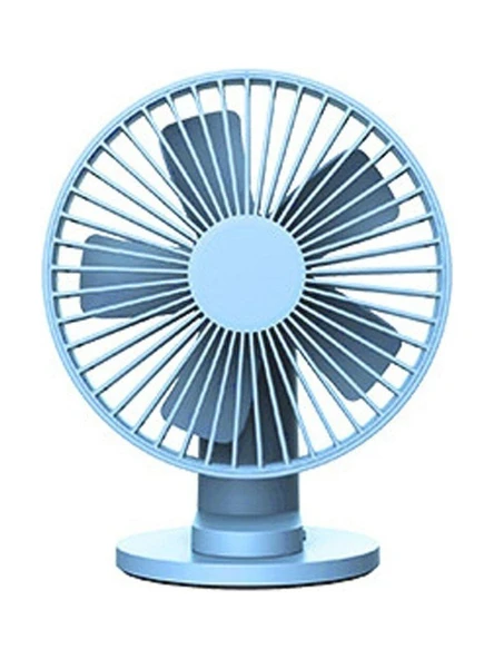Xiaomi Vh Fan Masaüstü Taşınabilir Şarjlı Fan Vantilatör Güçlü ve Sessiz Kullanım Mavi ürün görseli 1