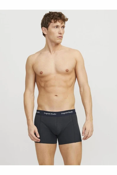 Jack Jones Vesterbro Solıd 3 Lü Paket Erkek Boxer 12272945 - Resim 8