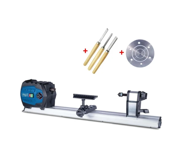 Scheppach DM600 550 W Vario Devir Ayarlı Ahşap Torna Makinesi ürün görseli 1