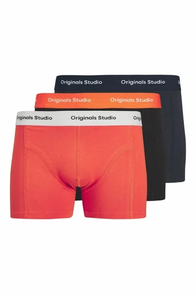 Jack Jones Vesterbro Solıd 3 Lü Paket Erkek Boxer 12272945 ürün görseli 1