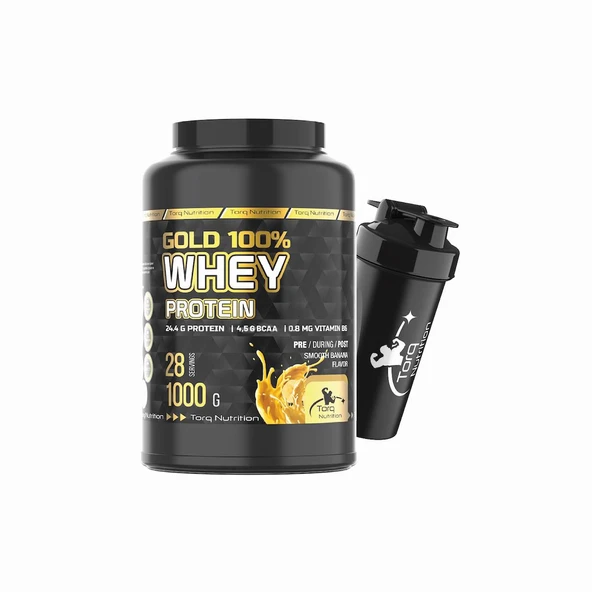 Torq Nutrition Gold Whey Protein Muz Aromalı 1000 Gr ürün görseli 1
