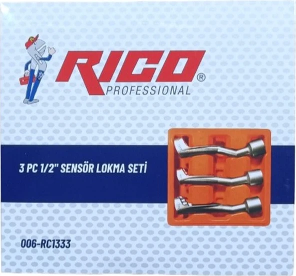 Rico Sensör Lokma Seti 3 Parça 1/2'' Rc1333 - Resim 2