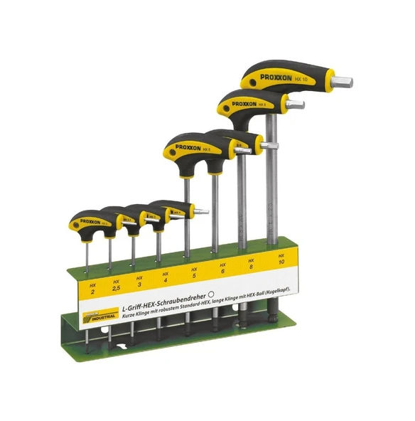 Proxxon 22652 L Saplı Torx Allen Anahtar Seti ürün görseli 1
