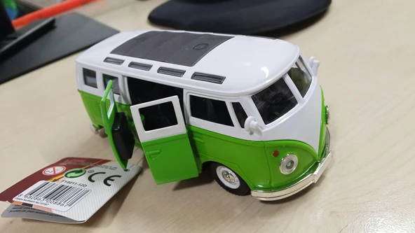 Oyuncak Metal Model 1 / 36 Çek Bırak Yeşil 1963 VOLSWAGEN T1 BUS MİNİBÜS ürün görseli 1