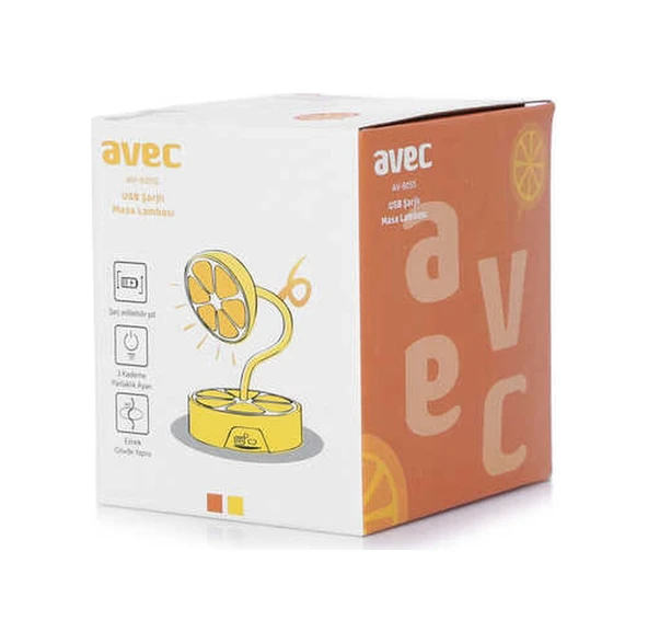 Avec Av-9055 Usb Şarjlı Masa  Lambası - Resim 3
