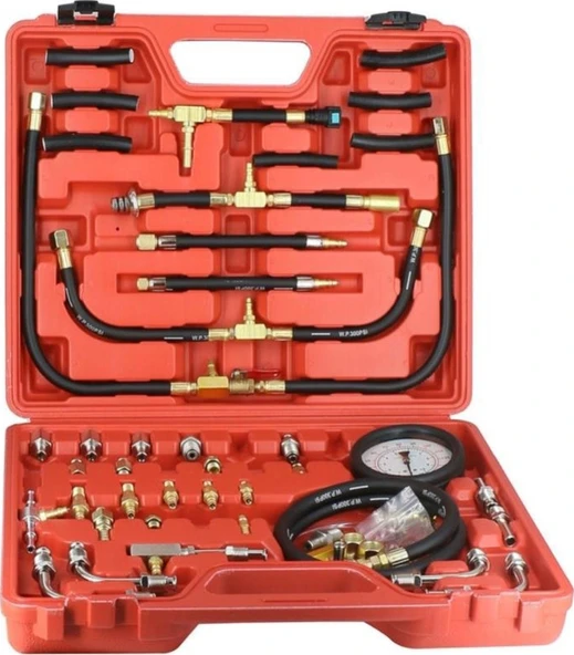 Nt Tools Yakıt Sistemi Basıncı Test Cihazı Basınç Ölçer Ölçme Kiti Seti 45 Parça ürün görseli 1