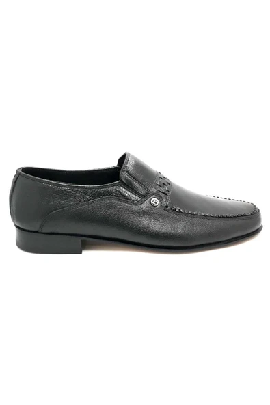 Pierre Cardin 36102 Erkek Siyah Kösele Hakiki Deri Ayakkabı ürün görseli 1