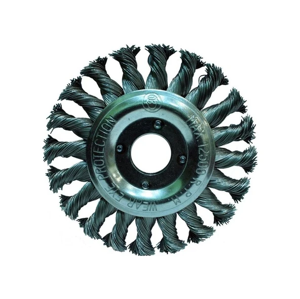 HAWK DAİRE TEL FIRÇA BURGULU 125 MM HA10187 ürün görseli 1