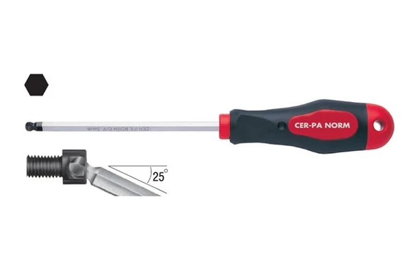 CERPA TORNAVİDA TOP BAŞ 6X125 ürün görseli 1