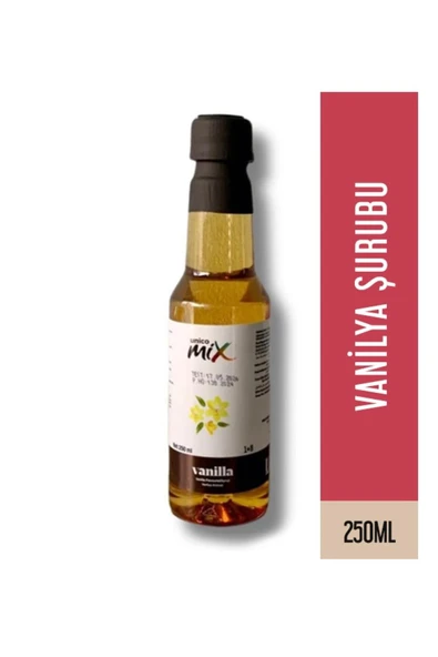 UNİCOMİX VANİLYA ŞURUP PET ŞİŞE 250 ML ürün görseli 1