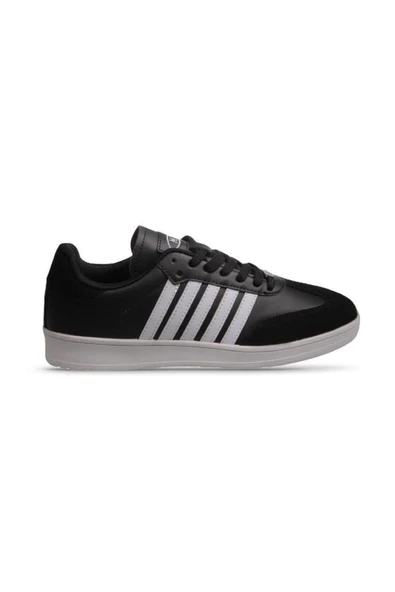 Mp 242-1558 Siyah Beyaz Unisex Bağcıklı Spor Ayakkabı ürün görseli 1