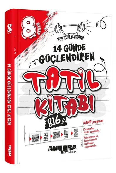 8.sınıf 14 Günde Güçlendiren Tatil Kitabı ürün görseli 1