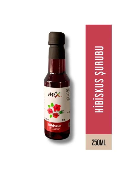 UNİCOMİX HİBİSKUS ŞURUP PET ŞİŞE 250 ML ürün görseli 1