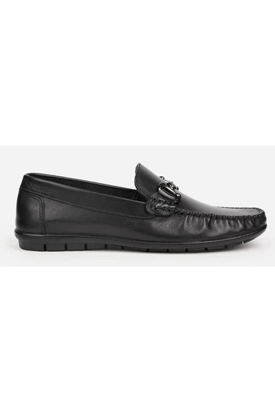 Pierre Cardin 90146 Siyah Erkek Loafer Günlük Deri Ayakkabı ürün görseli 1