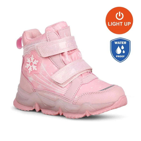 Buckhead 3034 Snowy WATERPROOF-IŞIKLI Anatomik Çocuk Bot Pembe ürün görseli 1