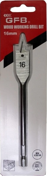 Gfb Yaprak Matkap Ucu 16 Mm Hex Saplı ürün görseli 1