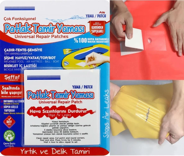VODABOND PATLAK TAMİR YAMASI ŞEFFAF ürün görseli 1