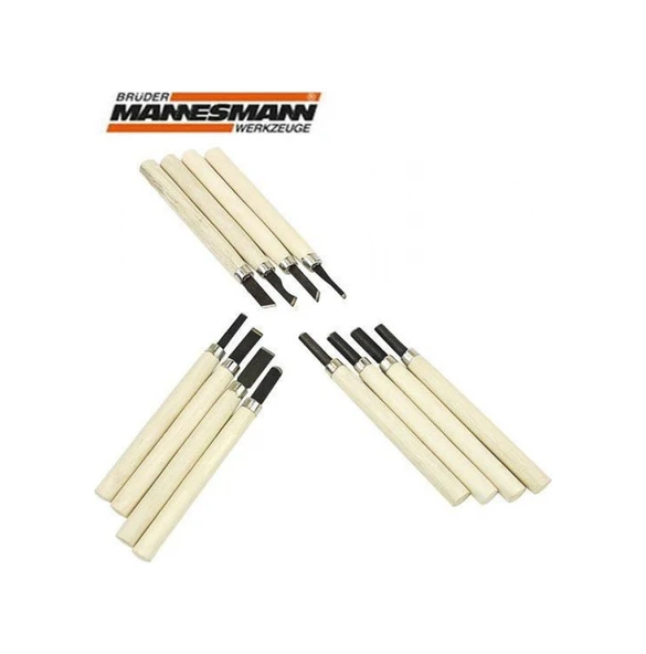 MANNESMAN 12 Lİ AHŞAP OYMA SETİ EKO 690-12 ürün görseli 1
