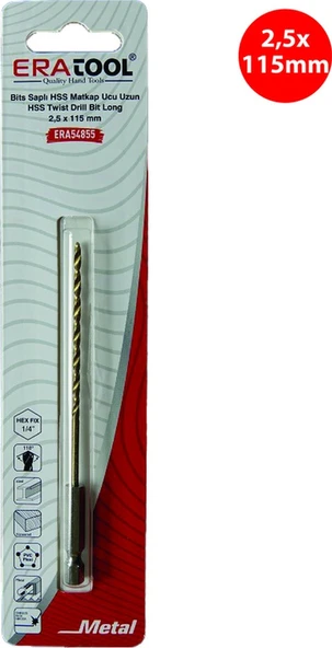 MATKAP UCU BİTS SAPLI UZUN 2.5 MM ERA54855 ürün görseli 1