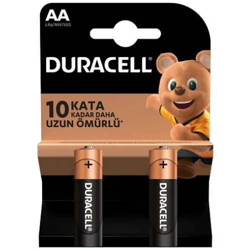 Duracell Pil 2 Li AA Kalem ürün görseli 1