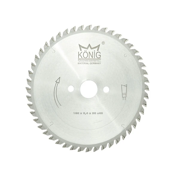 ELMAS TESTERE KONİG 190X2.4X40 DİŞ ürün görseli 1