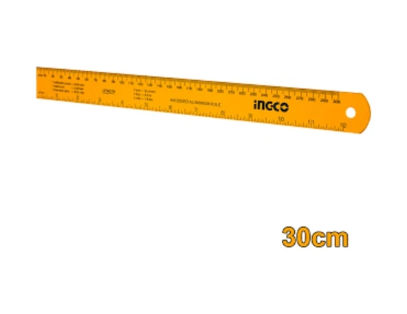 Ingco Hsr23002 Alüminyum Cetvel 30 Cm ürün görseli 1