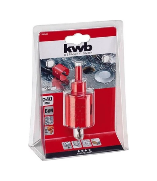 KWB  Bi-Met.Lochsäge m.Sch+Bo 40 mm Bİ-METAL PANÇ 40MM 49598540 ürün görseli 1