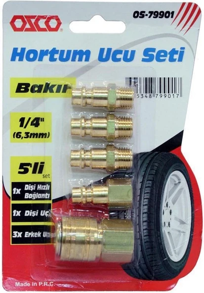 OZCO HORTUM UÇ SETİ HAVA 79901 ürün görseli 1