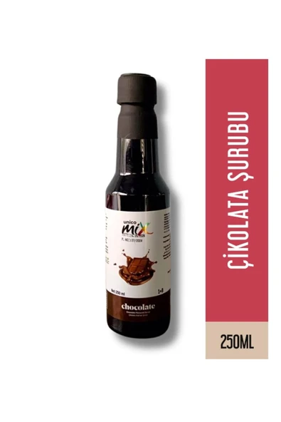 UNİCOMİX ÇİKOLATA ŞURUP PET ŞİŞE 250 ML ürün görseli 1