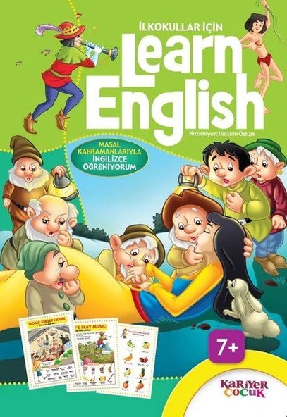 İlkokullar İçin Learn English - Yeşil ürün görseli 1
