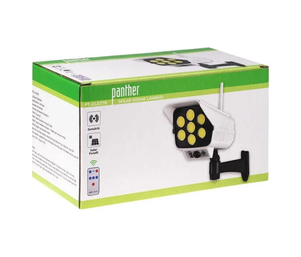 PANTHER CL-877B SOLAR SENSÖRLÜ SOKAK LAMBASI Çok Renkli - Resim 2