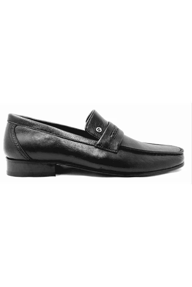 Pierre Cardin 36110 Siyah Erkek Kösele Hakiki Deri Ayakkabı ürün görseli 1