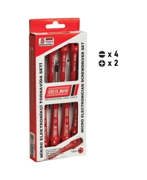 CERPA ELEKTRONİKCİ TAKIM SET 6 LI 1005225106 ürün görseli 1
