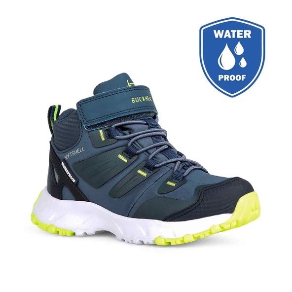 Buckhead Buck3005 Zyon  High Anatomik WATERPROOF Çocuk Bot Lacivert Yeşil ürün görseli 1