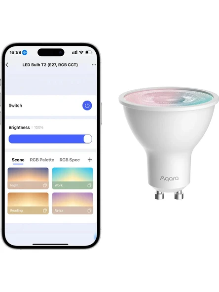 Aqara LED Bulb T2 Cct GU10 4.9W LED Ampul ürün görseli 1