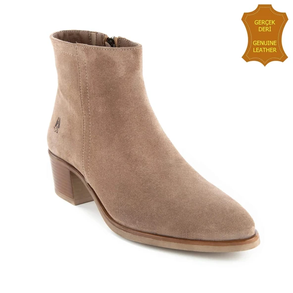 Hush Puppies Befasi 725011 Gerçek Deri, Anatomik, Kadın Bot Koyu Bej ürün görseli 1