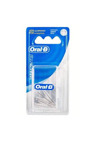 Oral-B Arayüz Diş Fırçası Yedeği Eğimli 6'lı ürün görseli 1